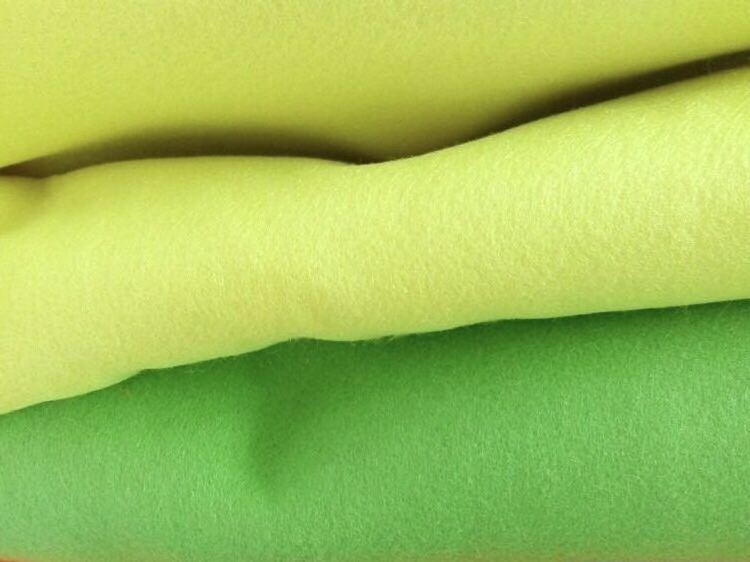 China Manufactory Pet Nonwoven Fabric Needle Punch 100% Colorful Polyester Thick Painter Tennis Ball Felt Material