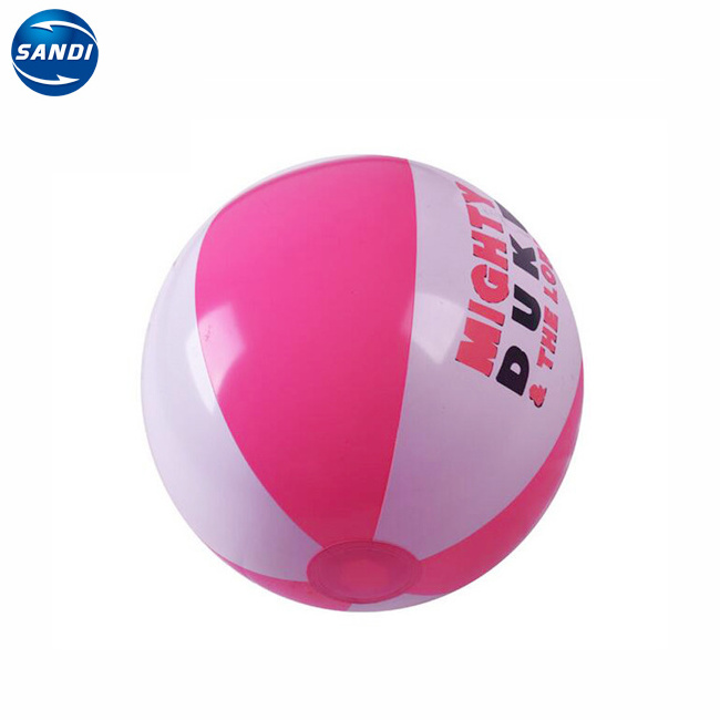 Beach Tennis Ball Custom With Logo Printing PVC Big Inflatable Water Beach Balls For People