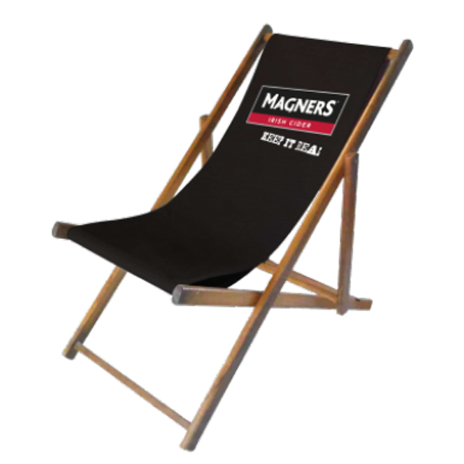 Classic Lay Flat Lounge Beach Wood Chair Promotional Items with Logo Custom Folding Wooden Portable Sea Beach Lounge Chair