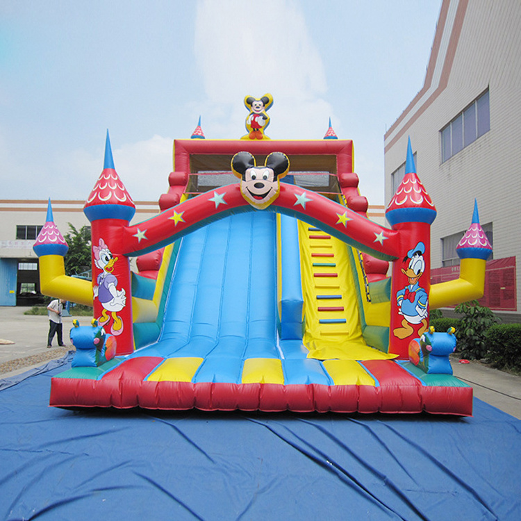 Inflatable bouncer jumping castle commercial kids playground obstacle toboggan gonflable bouncy water slide combo bounce house