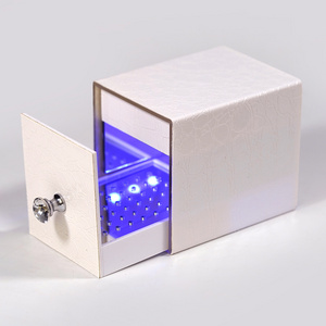 48 Holes Rechargeable Nail Tool Disinfection Box Uv Lamp Nail Sterilization Box For Manicure Pedicure SPA Salon