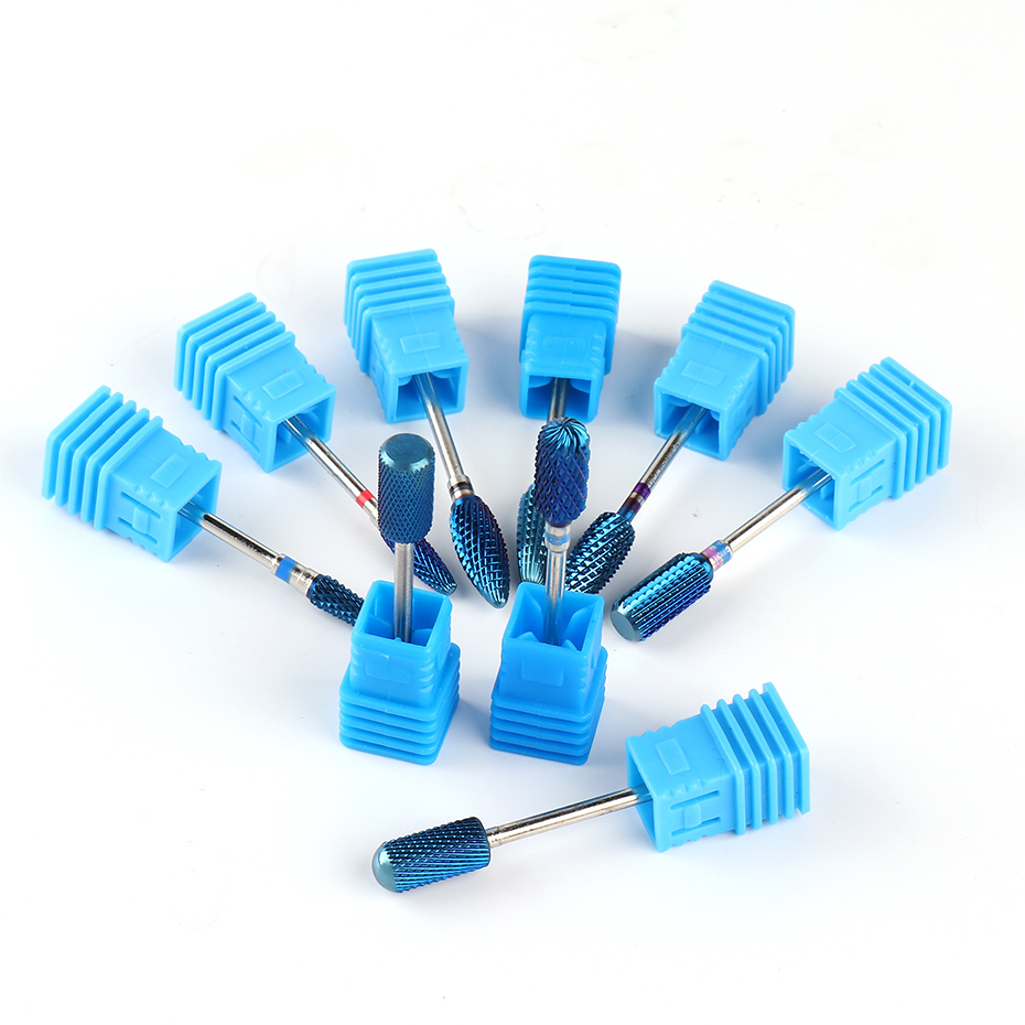 Carbide Nail Drill Bit 5 In 1 Tapered Drills Milling Cutter For Manicure Remove Gel Acrylics Nails Accessories Tool