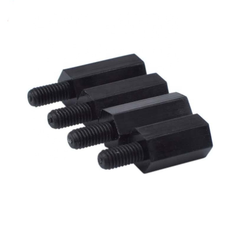 Factory customized female male hex threaded polyamide plastic nylon standoff