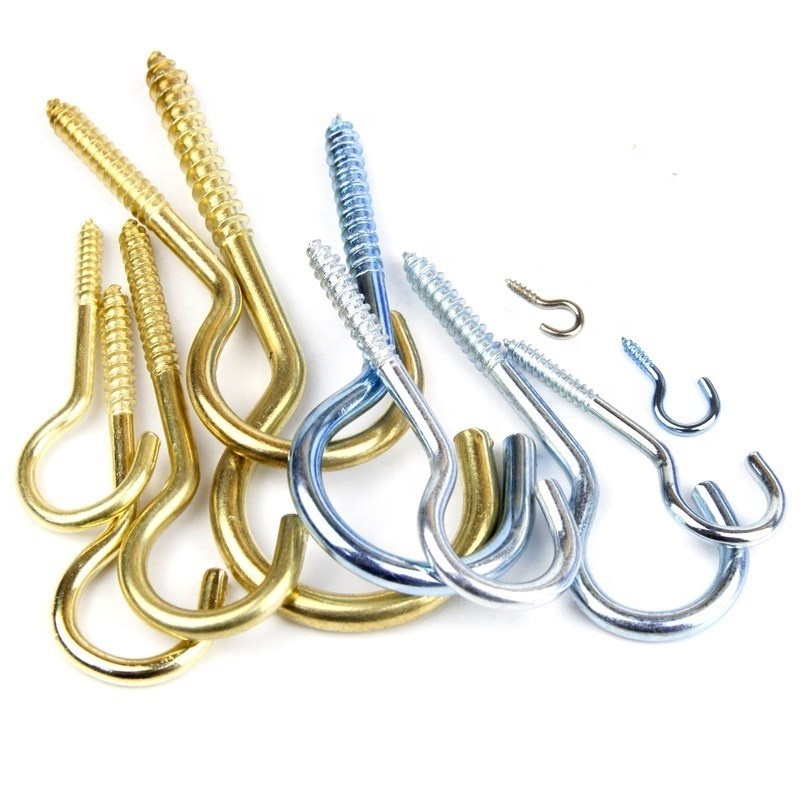 Sandingsheng customized zinc plated open eye self-tapping C hook screw