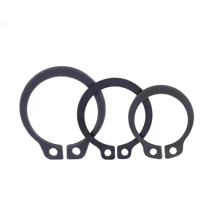 Retaining ring supplier retaining ring DIN 471 oxidized black spring steel 65Mn external circlip for shaft