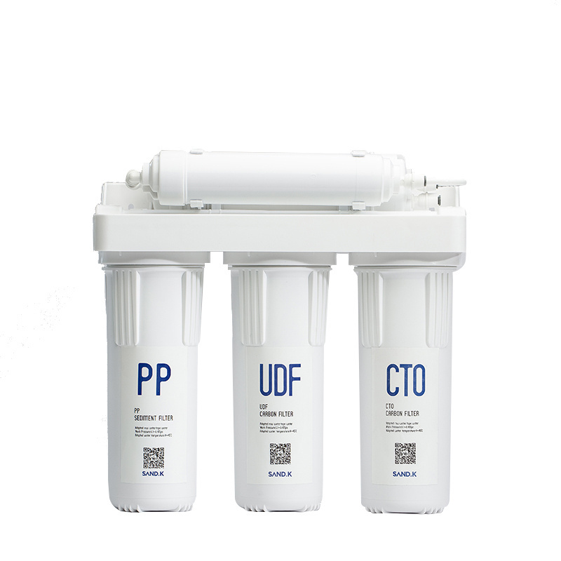 New Design 5 Stages With Meter Osmosis Filtration System Ro Household UF Water Purifier