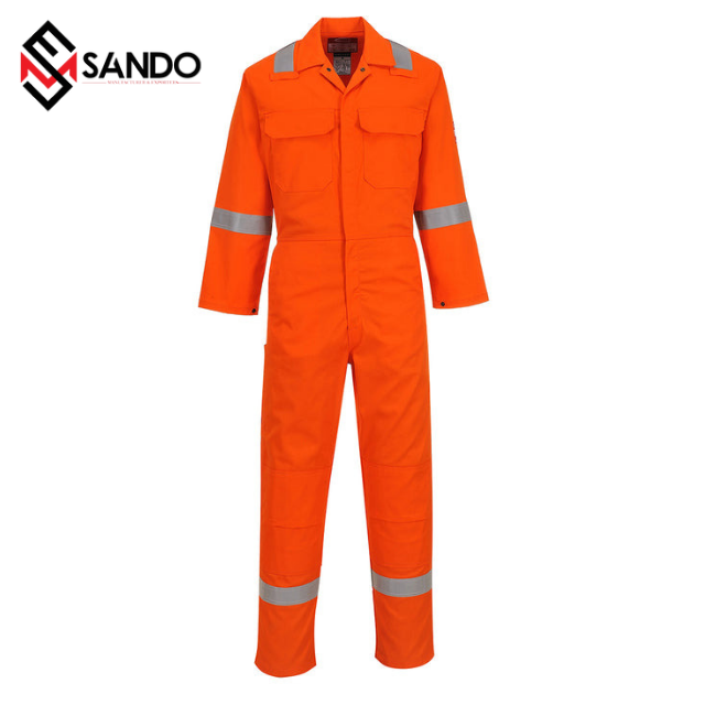 Wholesale Custom Worker Wear Highly Visibility Coverall Working Uniform Safety Clothing coverall suits for work