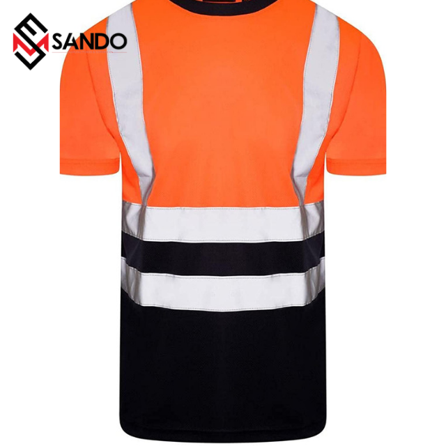 high visibility reflective safety clothing tshirt Unisex custom tshirts for men and women