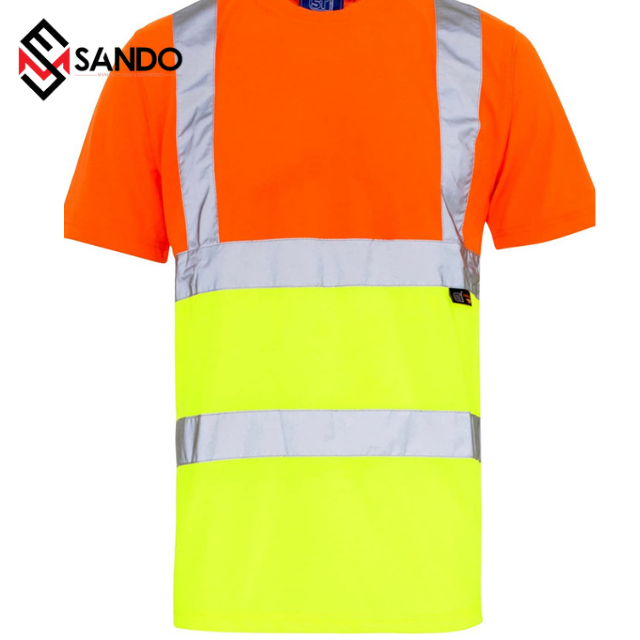 high visibility reflective safety clothing tshirt Unisex custom tshirts for men and women