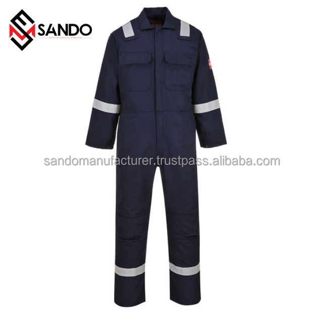 Wholesale Custom Worker Wear Highly Visibility Coverall Working Uniform Safety Clothing coverall suits for work