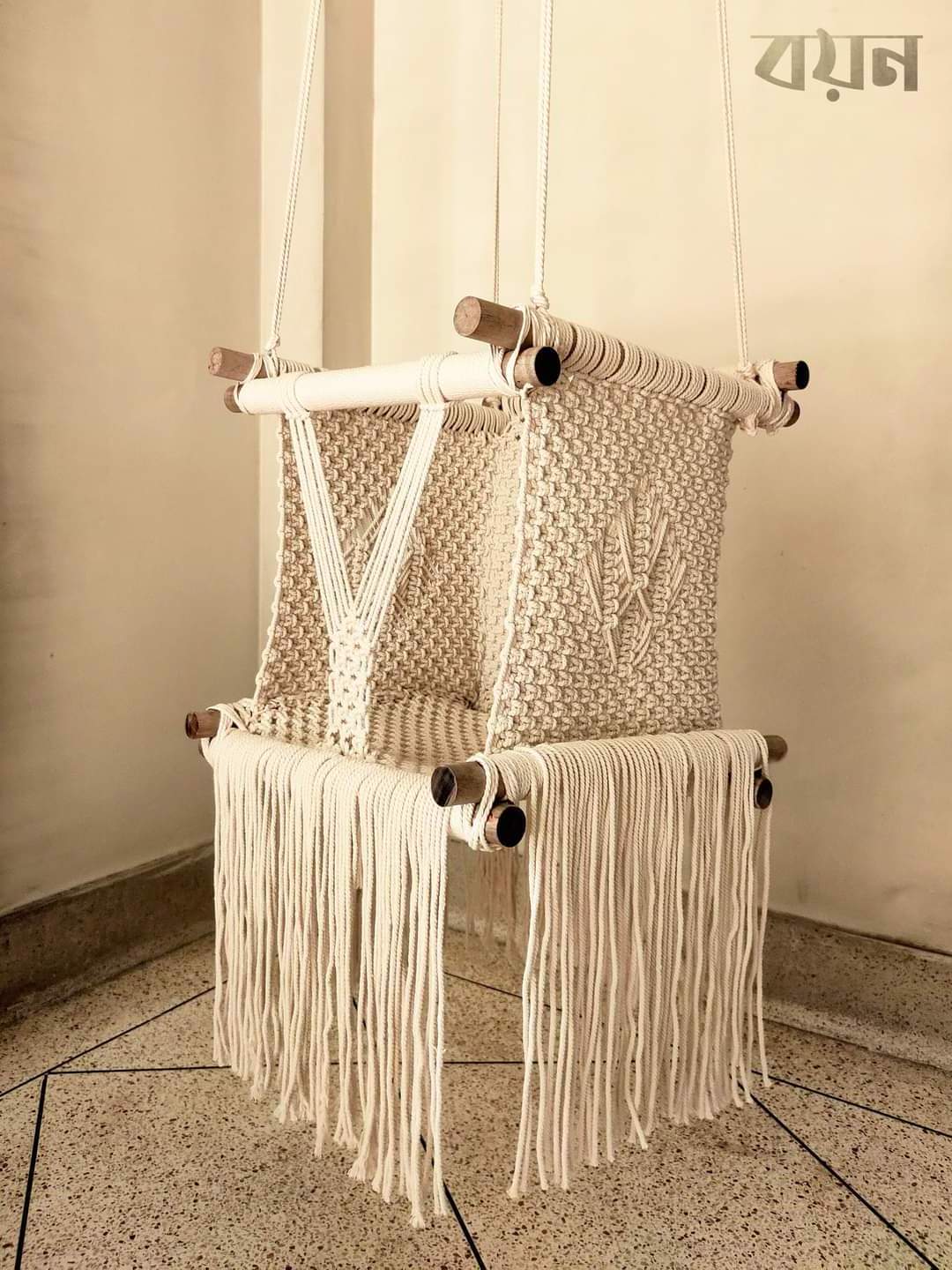 Professional Manufacture High Quality Goods Macrame Swing Cradle Baby Swings for Worldwide Export from India