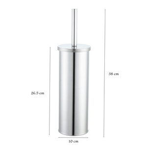 Wholesale Supplier Stainless Steel Tubing Toilet Brush With Holder For Bathroom Toilet