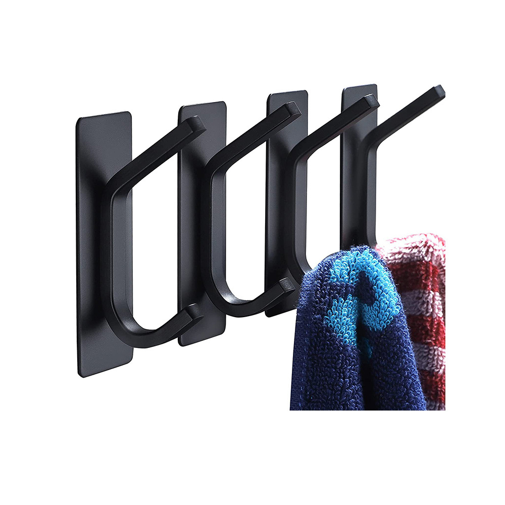 Wholesale Stainless Steel Bathroom Clothes Cabinet Closet Sponges Robe Hook Door Hooks For cloths