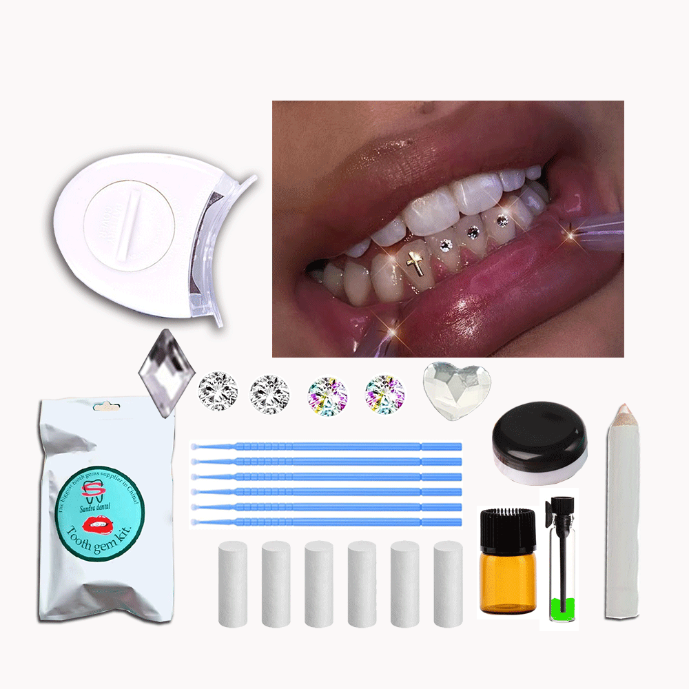 New Arrival Gem Kit Crystal Custom Glue Professional Starter Tooth Grillz Jewelry Swarovski