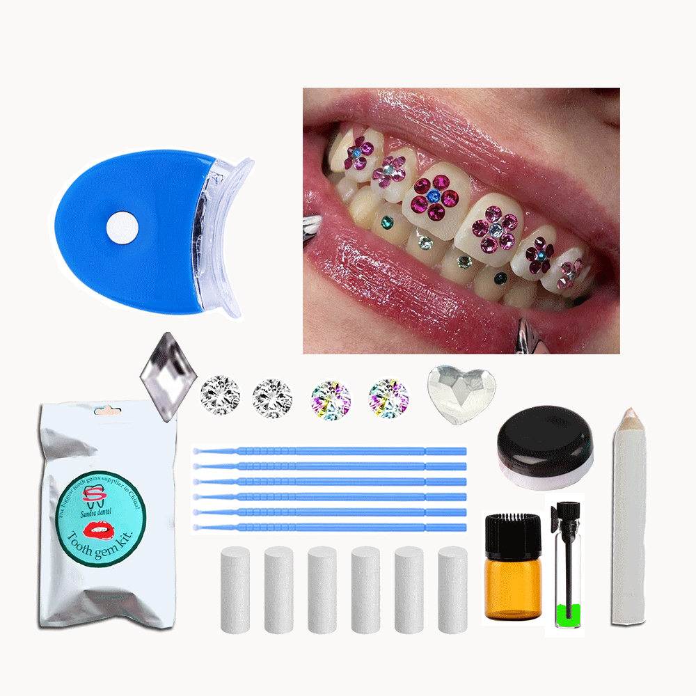 New Arrival Gem Kit Crystal Custom Glue Professional Starter Tooth Grillz Jewelry Swarovski