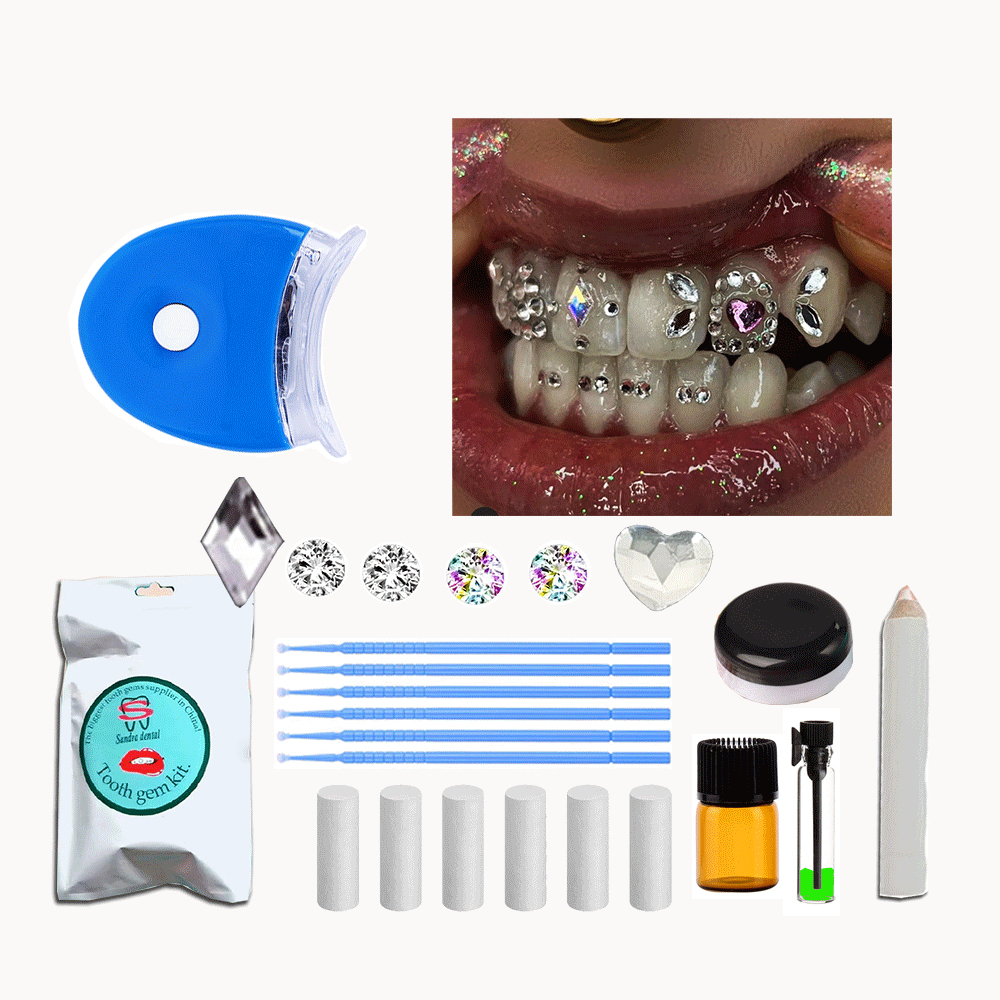 New Arrival Gem Kit Crystal Custom Glue Professional Starter Tooth Grillz Jewelry Swarovski