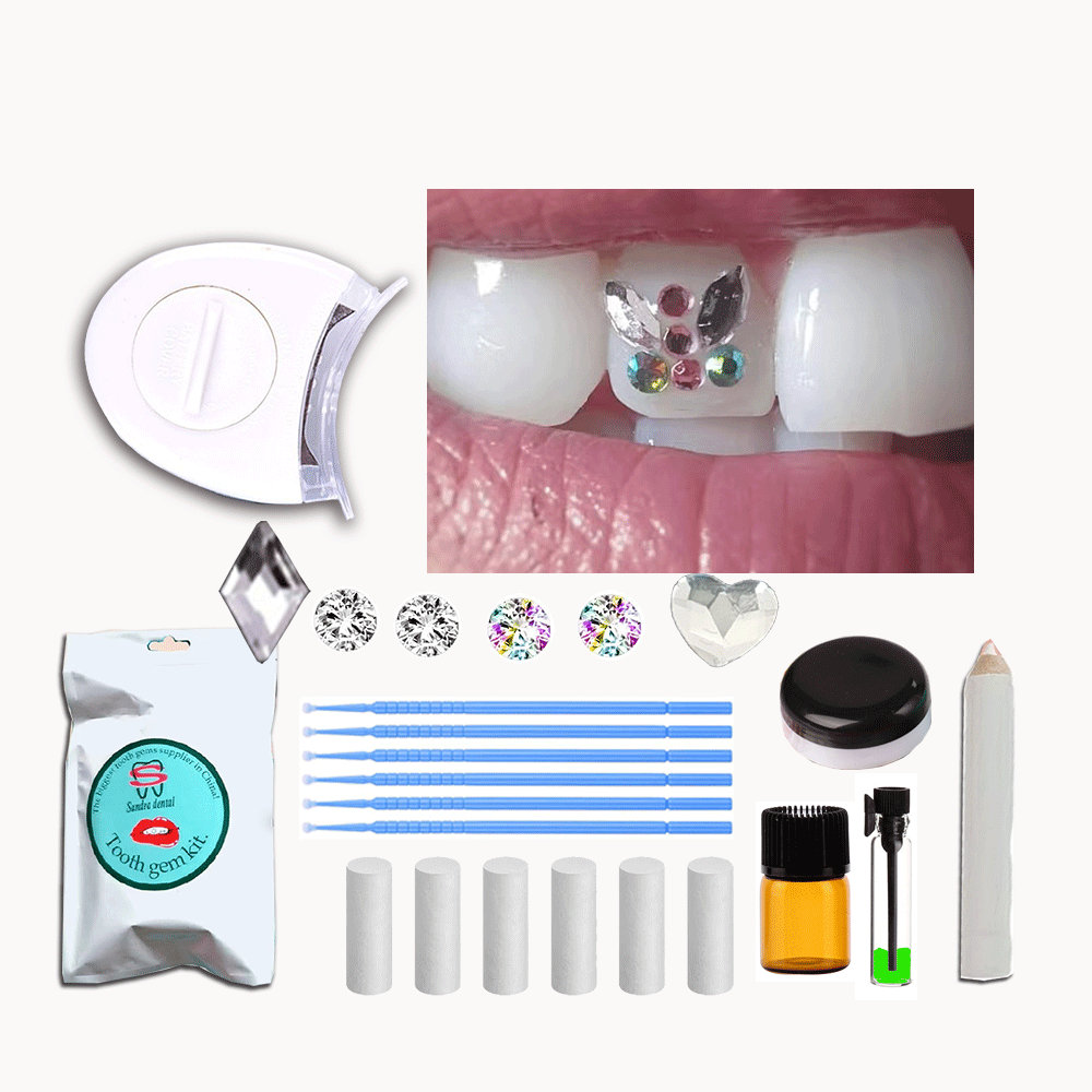 New Arrival Gem Kit Crystal Custom Glue Professional Starter Tooth Grillz Jewelry Swarovski