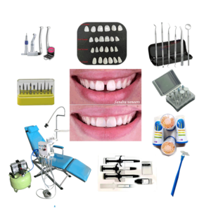 Most Popular Dental materials Kit Porcelain And Glue Composite Restore The Normal Shape Of Clip On Tooth Veneer