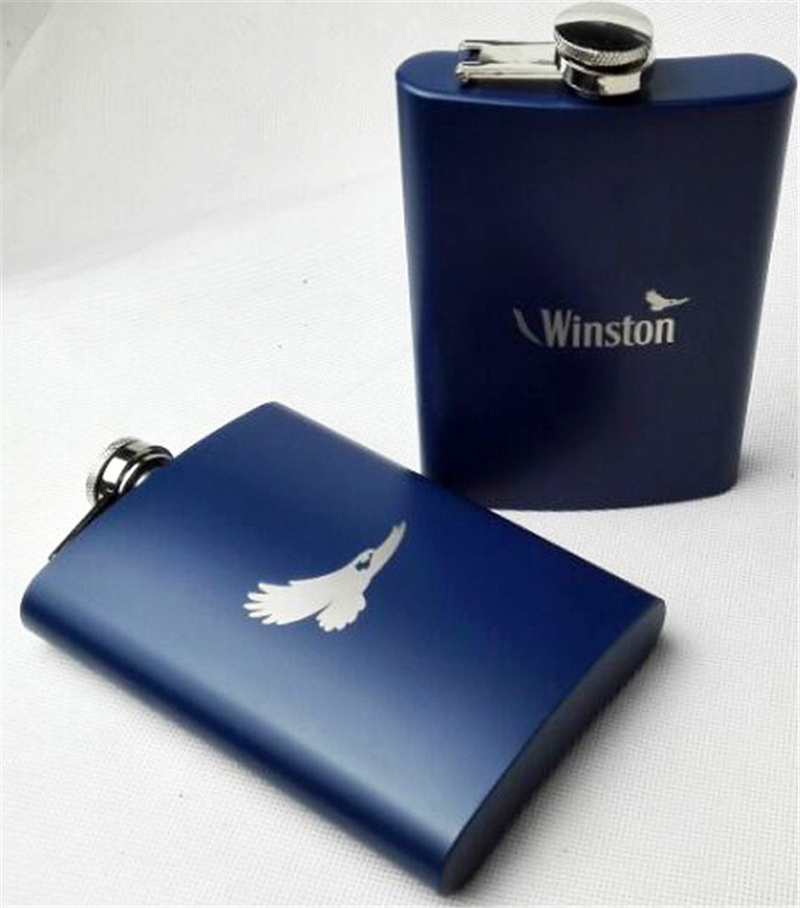 Stainless Steel 8oz Hip Flask Camping Outdoor Portable 8oz Alcohol Liquor Hip Flask Pocket Liquor Bottle