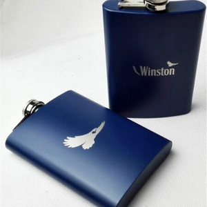 Stainless Steel 8oz Hip Flask Camping Outdoor Portable 8oz Alcohol Liquor Hip Flask Pocket Liquor Bottle