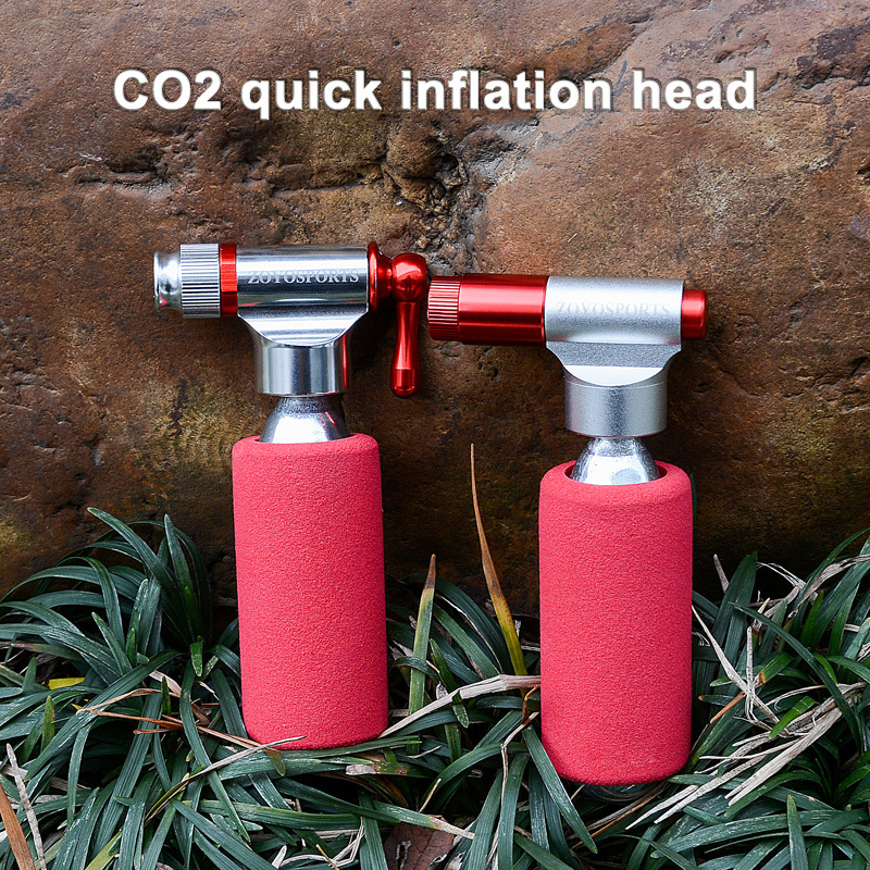 Mini CO2 Inflator Portable Bicycle Tire Pump For Road And Mountain Bikes - No CO2 Cartridges Included