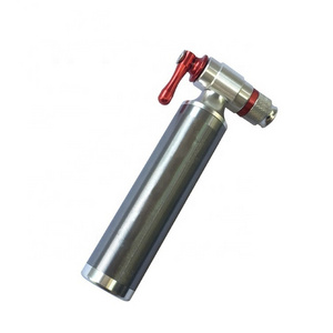 Bicycle Portable Air CO2 Inflator With Cartridge Storage Canister No CO2 Cartridge Included Mini CO2 Pump For Road MTB Bike