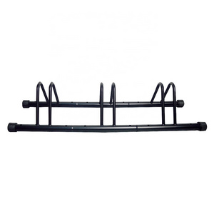 Hot Selling 3 Bicycle Floor Type Parking Rack Stand for MTB and Road Bike Indoor Garage Storage Triangle Vertical Rack