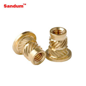 Chinese Manufacturer SupplingTop Classical Hot Melt Opposite Helical Knurled Brass Insert Nut