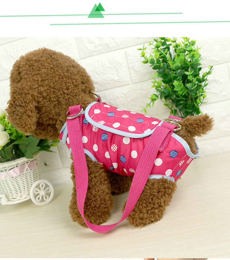 Comfortable breathe pet crossbody bag dog shoulder backpack go out pet harness carrier convenient four-legged bag supplies