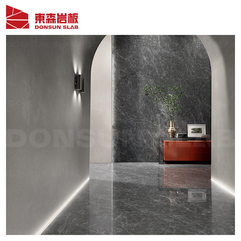 Manufacture Artificial Wall Stone Concrete Colours Slab Marble Look Sintered Stone Polished Tile