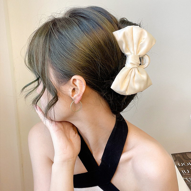 Elegant Bow Hair Claw Clip Trendy Hair Claw  Charming Large Hair Claw Clips For Woman