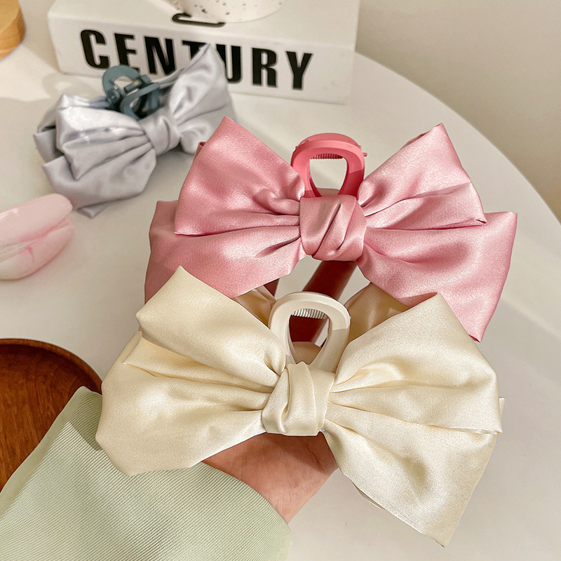 Elegant Bow Hair Claw Clip Trendy Hair Claw  Charming Large Hair Claw Clips For Woman