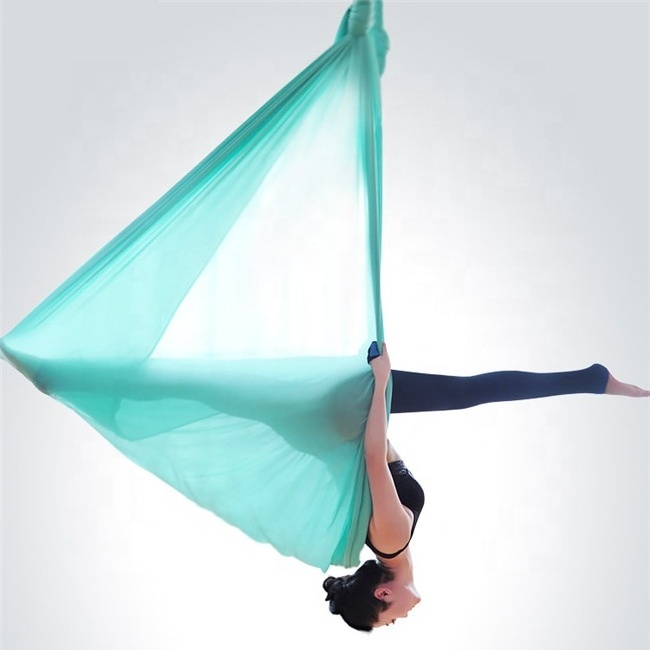 High Quality Silk Fabric Fitness Aerial Yoga Swing Sling Trapeze Inversion Equipment Anti-Gravity Hammock  Yoga