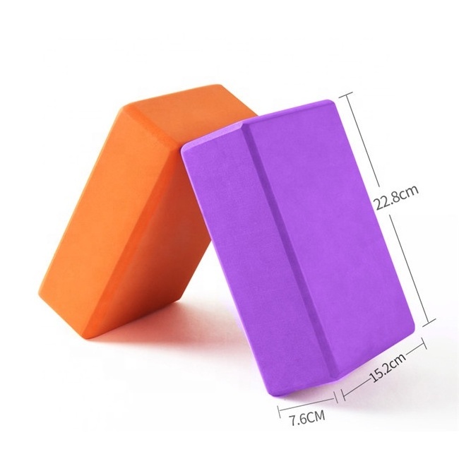 Custom Logo Wholesale Eco-Friendly High Density Recycled EVA Foam Yoga Block