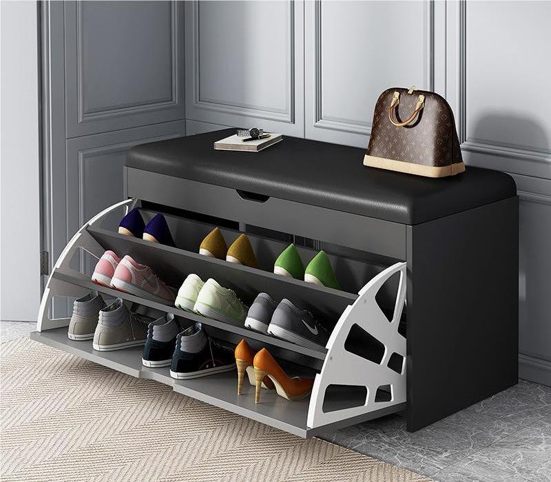 Wholesale Custom Design Shoe Bench Shoes Rack With Seat Oem Entry Shoe Stool