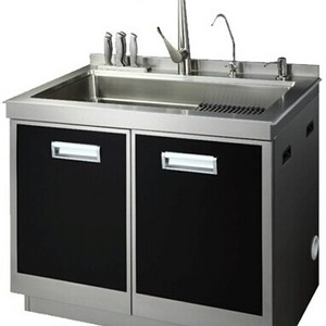 304 stainless steel kitchen sink free standing sink with purifier