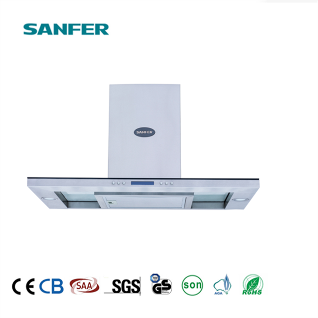 Home kitchen appliance stainless steel body high quality cooker hood chimney