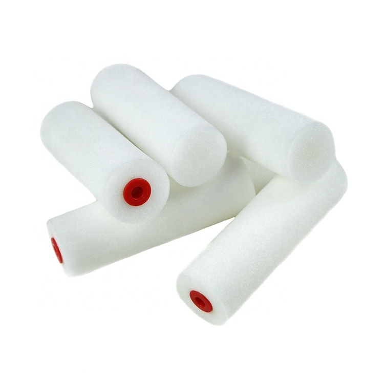 European Style Foam Fabric Roller Sleeve 4 Inch Replacement Texture Paint Roller Cover Set Sponge Roller Kit