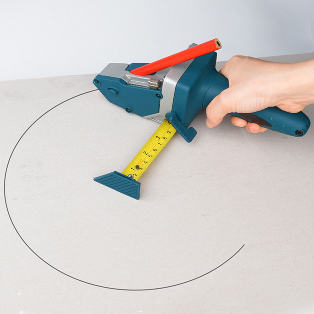 Gypsum Board Cutting Tool with Measuring Tape Artifact Cutter Mark and Cut Drywall Shingles Insulation Tile Carpet Foam