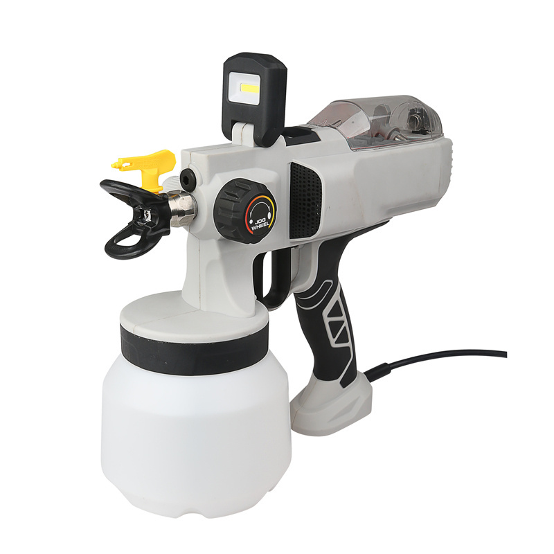 Sanfine Repair Tools Airless Paint Spray Machine Handheld Paint Sprayer Cordless Li-battery Electric Spray Gun with LED Light