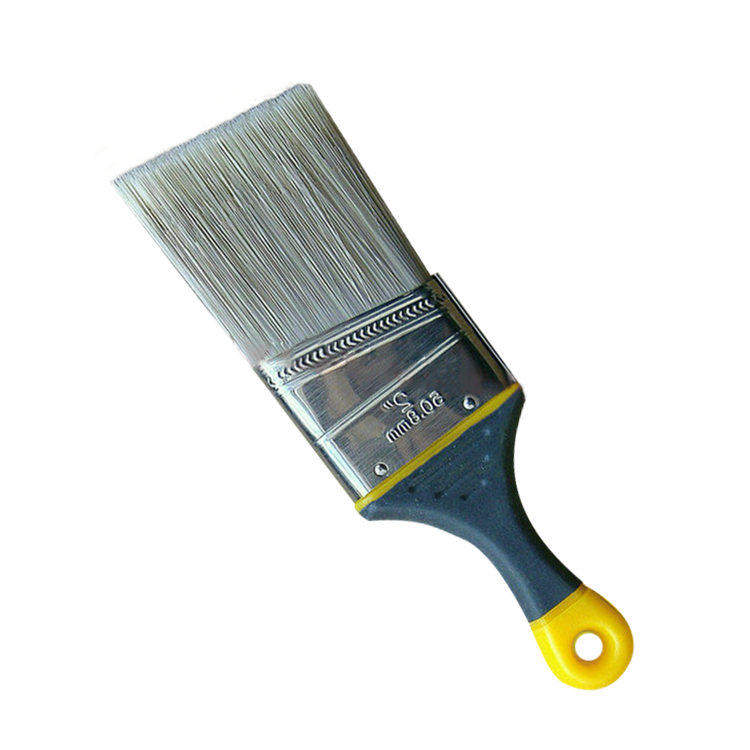 Short Wooden Handle Painting Tools Wall Paint Brush with PP Filaments Mixed Boar Bristle Brush