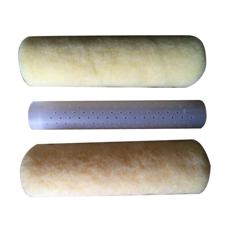 Sanfine Roller Sleeve Perforated 9 inch Standard Polyester Paint Roller Cover Replacement Knitted Automatic Roller