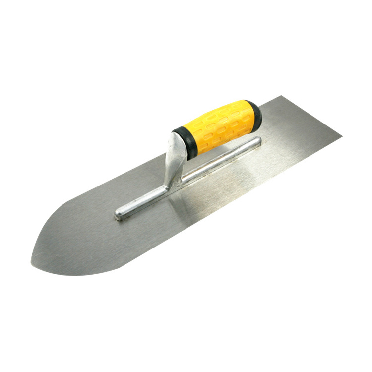 Paint & Plaster Tip Shape Venetian Plaster Trowel Stainless Steel Trowel Masonry Home Decoration Art Coating Tools