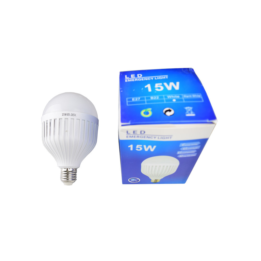 15w Rechargeable Led Emergency Bulb For Shopping Mall