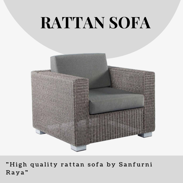 Rattan sofa collection outdoor and indoor furniture high quality furniture comfortable living room sofa wholesale price