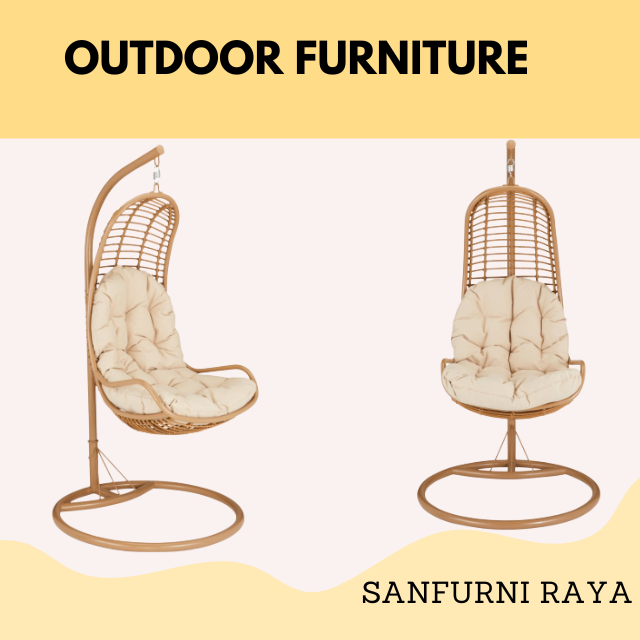 Patio swings with rattan wicker comfortable cushion outdoor furniture good manufacturing hanging chair at best price product