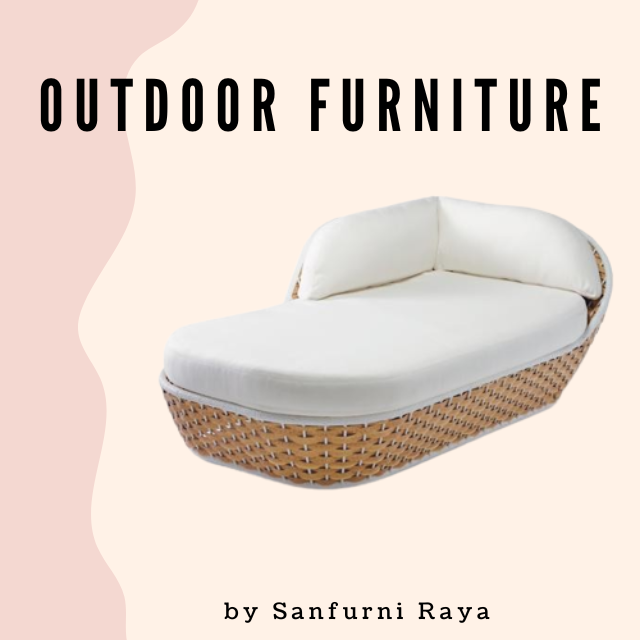 Hot selling waterproof rattan round sun loungers with soft cushions modern minimalist outdoor furniture hotel furniture