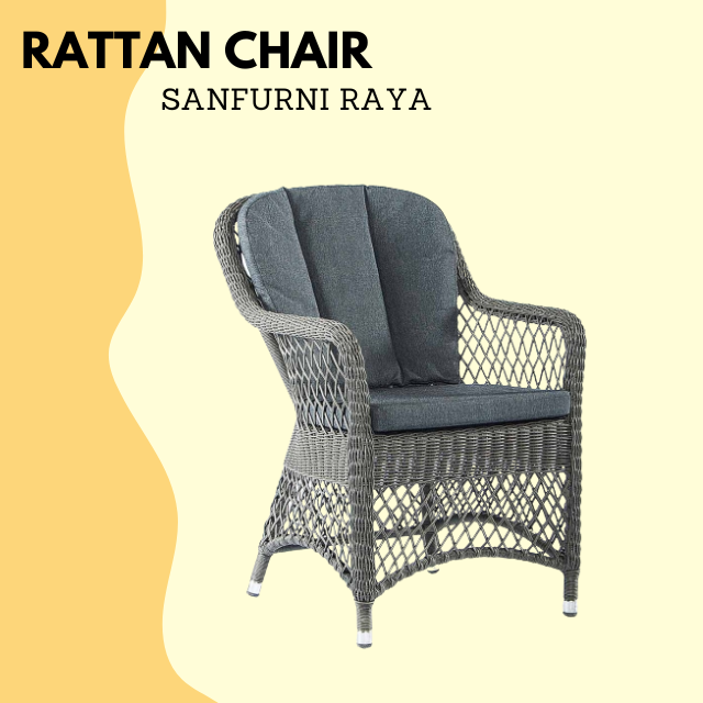 Garden chair outdoor furniture wicker rattan high quality product home furniture from Indonesia direct factory