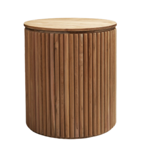 New Product Modern Simple Living room Natural color wood round Side Table modern coffee tables for Hotel Customized Product