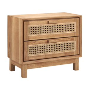 Home Decoration Modern Simple Design Rattan Woven Drawer Side Cabinet Bedside Cabinet High QualityMade in Indonesia